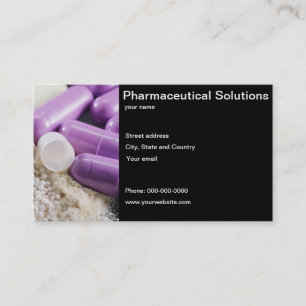 Farmaceutisk lösningsvisitkort visitkort