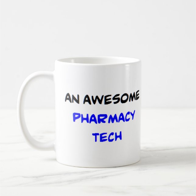 farmaceutisk teknik, fantastisk kaffemugg (Vänster)