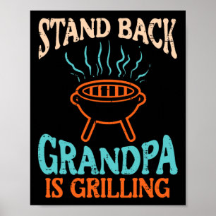 Farmafropa är grillar Bbq Rbecue Grandfathe Poster