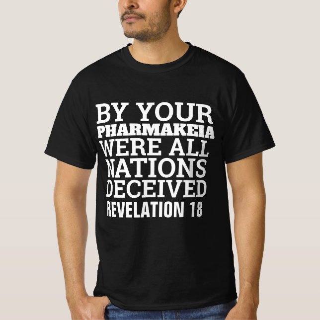 FARMAKEIA VACCINE CHRISTIAN T-SHIRTS (Framsida)