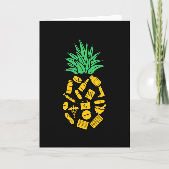 Farmakokinetisk farmaceut Pineapple Pharmcian Phar Kort (Framsida)