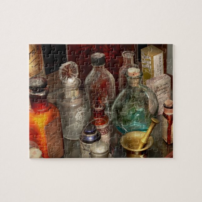 Farmakologi - Plocka ditt gift Pussel (Horisontell)