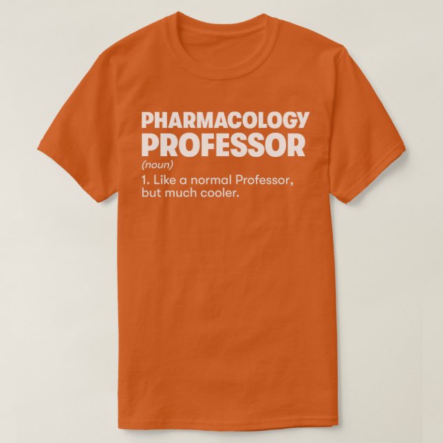 Farmakologi Professor1 T Shirt (Design framsida)
