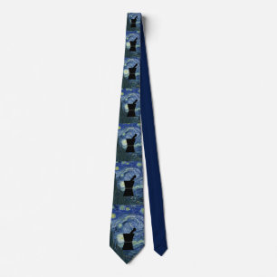 Farmakonist Tie van Gogh Starry Natten Slips