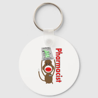 Farmakost Sock monkey Design - Obehagliga presente Nyckelring