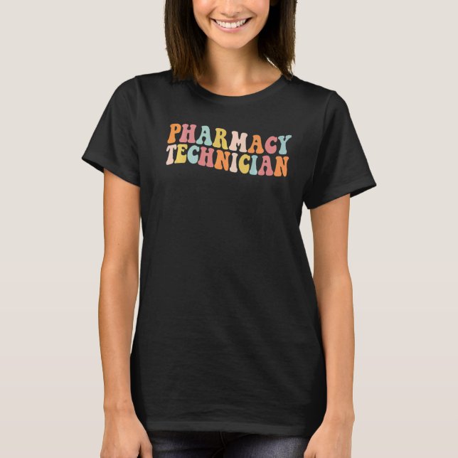 Farmakoterapeutisk Auktoriserad Pharm Tech Pharmac T Shirt (Framsida)