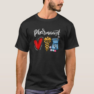 Farmakoterapeutisk grupp Heart Funny Farmakoterape T Shirt