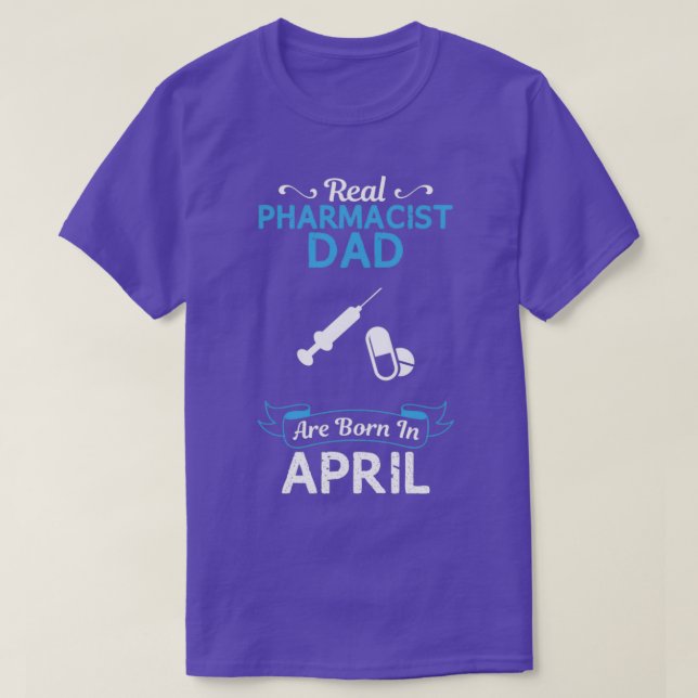 Farmakoterapeutisk Pappa april - luddig utformning T Shirt (Design framsida)