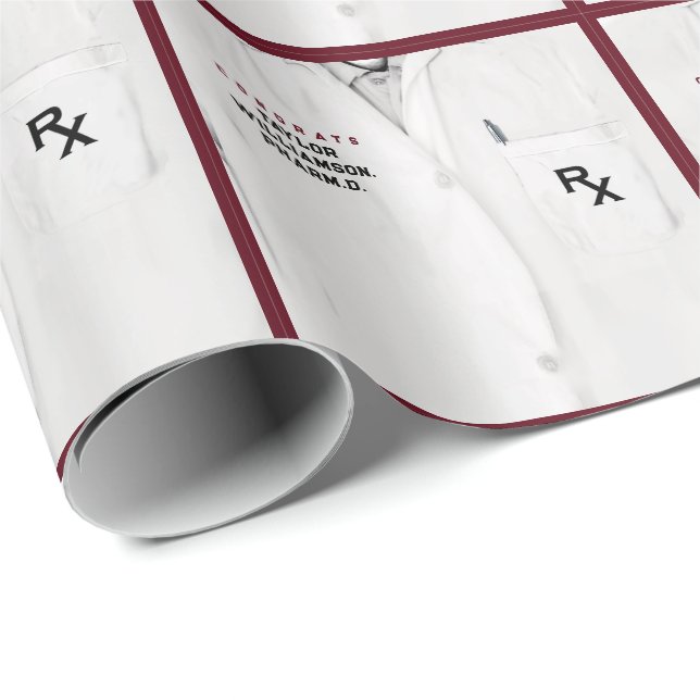 Farmakoterapeutisk skola Grad Gift Presentpapper (Rullad Hörn)