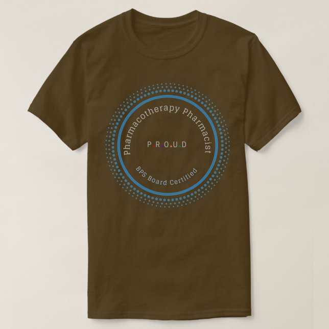 Farmakoterapi BPS Board Auktoriserad Pro T Shirt (Design framsida)