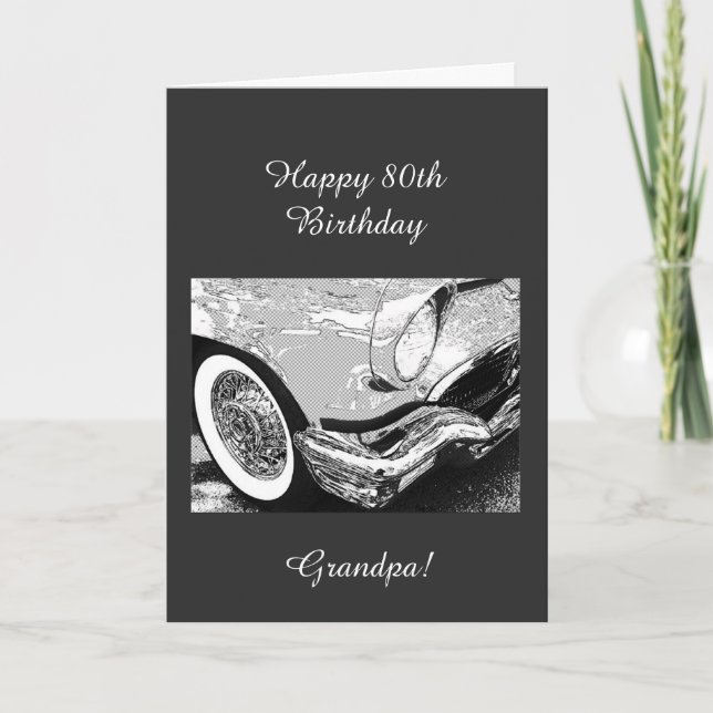 Farmas 80-årsdag kort (Framsida)