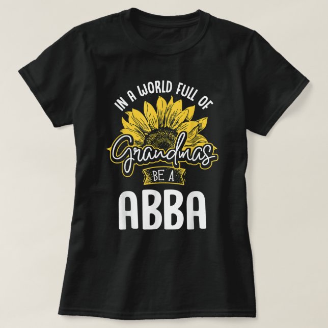 Farmas Fullt är en Abba Gift Shirt T (Design framsida)