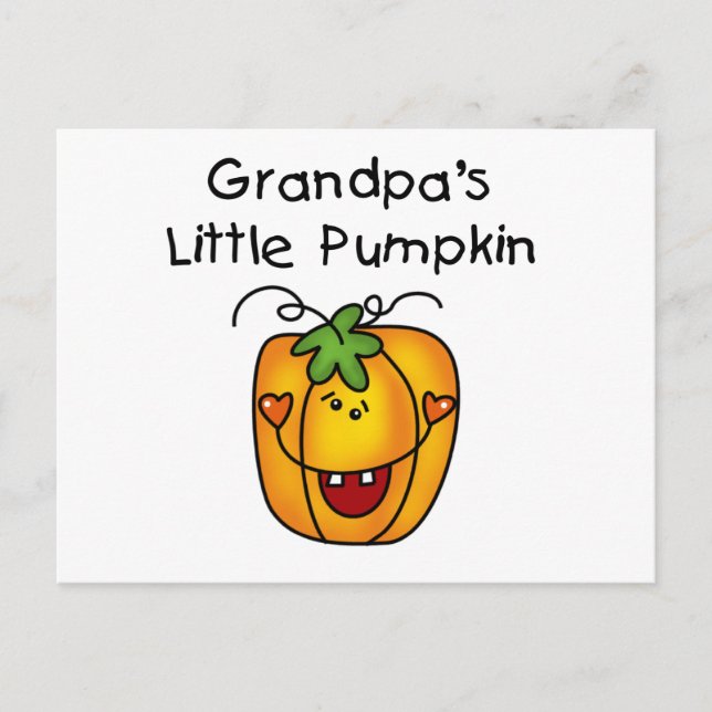 Farmas lilla Pumpkin Tshirts och presenter Vykort (Framsida)