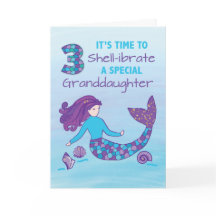 Farmdotter 3:e födelsedag - blicka Sjöjungfru