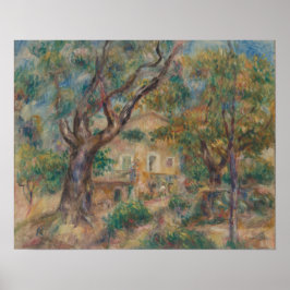 Farmen vid Les Collettes, Cagnes Auguste Renoir Poster