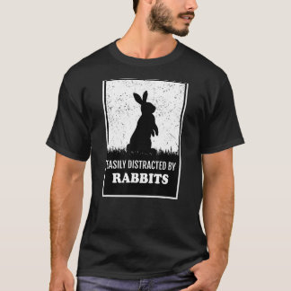 Farmer Bunny Rabbit har lätt distraherats av kanin T Shirt