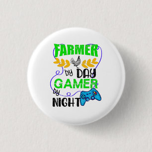 Farmer by Day Gamer by Night, Farmer Gaming Knapp
