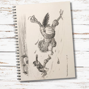 Farmer Chasing Turkey - William Walker Anteckningsbok