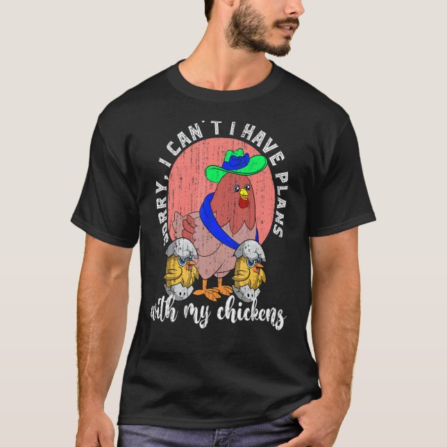 Farmer Cute Farm Animal Poultry Bird Hen Chicken T Shirt (Framsida)