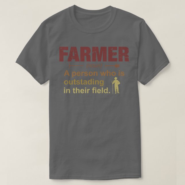 Farmer Definition  T Shirt (Design framsida)