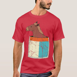 Farmer Farm Animal Lover Farming Cute Pocket Donke T Shirt