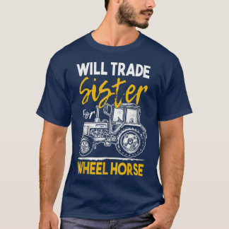 Farmer Farming Tractor Gift T Shirt