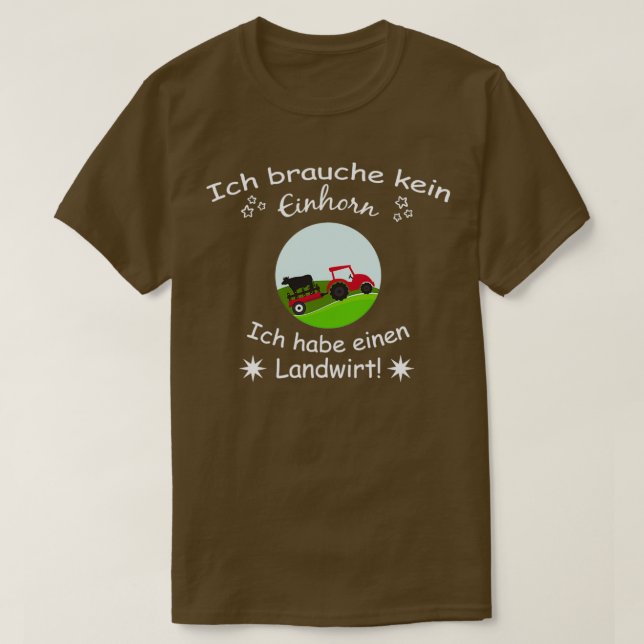 Farmer Funny Farmer T Shirt (Design framsida)