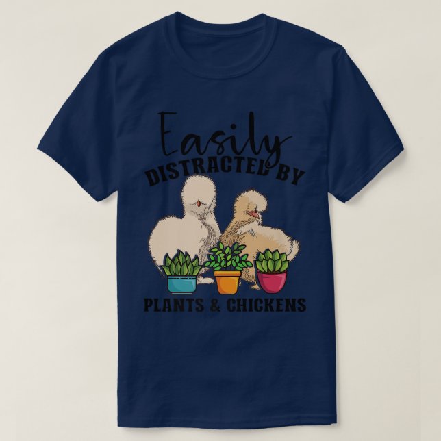Farmer  Garden Tupp Farm Silkie Chicke T Shirt (Design framsida)