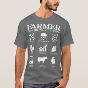 Farmer Gift Idea Farming Agriculture Patriotic T Shirt