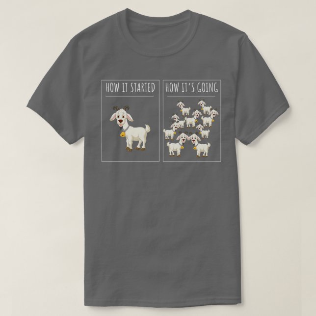 Farmer, Goat for Goat Älskare, Farm Goat T Shirt (Design framsida)