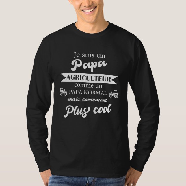 Farmer Grandpa I m a Downright Cooler Farmer Dad T Shirt (Framsida)