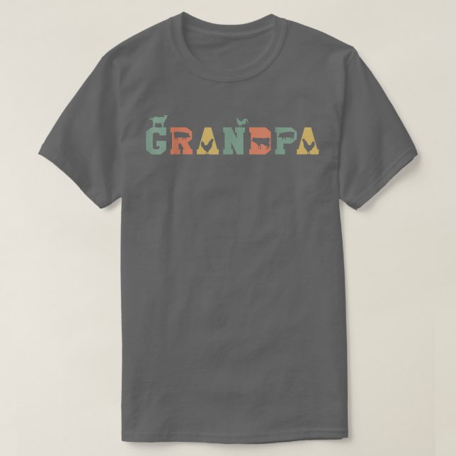 Farmer Grandpa Ranch Farming Life Agriculture Gran T Shirt (Design framsida)