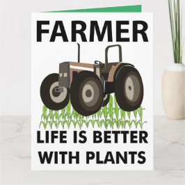 Farmer Hälsning i Fält Kort