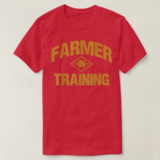 Farmer In Training Farm Son Kids  T Shirt (Design framsida)