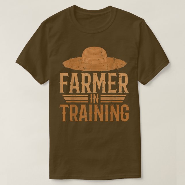 Farmer in Training Farming Planter Barn Rancher Fa T Shirt (Design framsida)