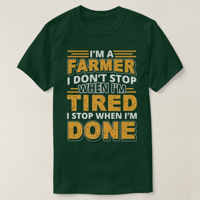 Farmer Lustig Farmer T Shirt (Design framsida)