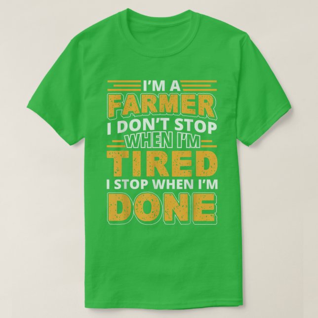 Farmer Lustig Farmer T Shirt (Design framsida)