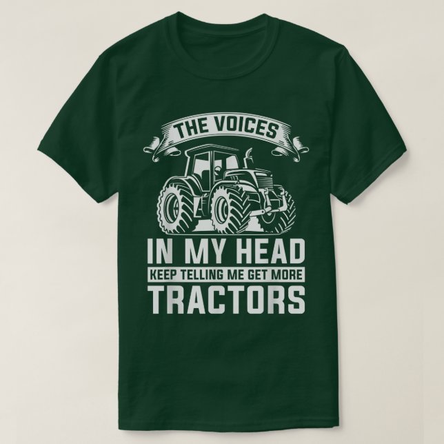 Farmer More Tractor Vidies Dreams T Shirt (Design framsida)