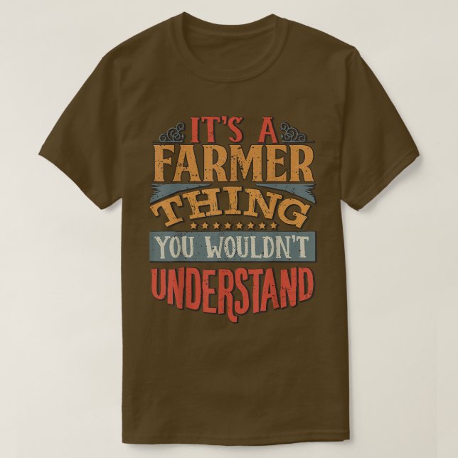 Farmer Namn T Shirt (Design framsida)