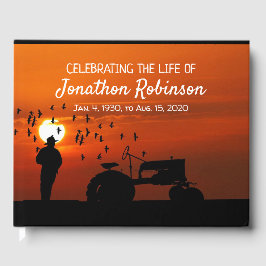 Farmer och Tractor Memorial Guest Bok
