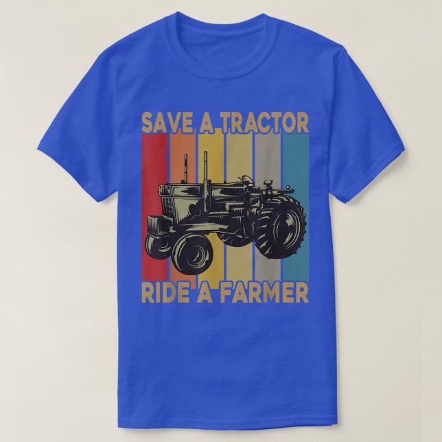 Farmer Pappa Spara A Tractor Ride A Farmer Funny S T Shirt (Design framsida)