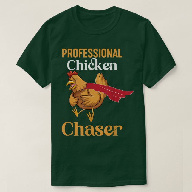 Farmer Professionell Chicken Chaser Farming T-Shir T Shirt (Design framsida)