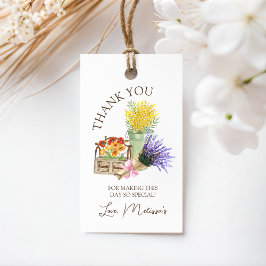 Farmer’s Market Favor Tag Presentetikett