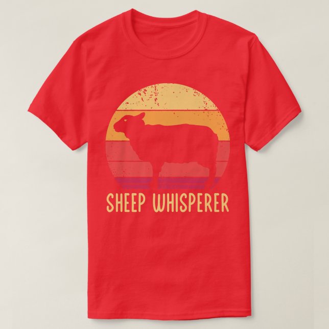 Farmer Sheep Whisperer  T Shirt (Design framsida)