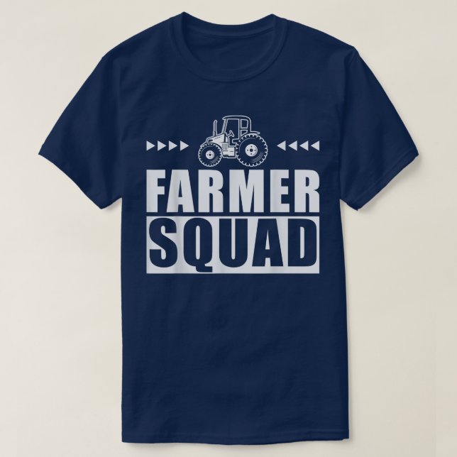 Farmer Squad  Farmer Team Group  Farmer  T Shirt (Design framsida)