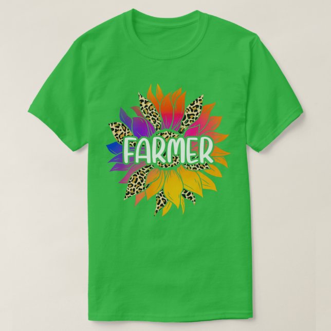 Farmer Sunblomma T Shirt (Design framsida)