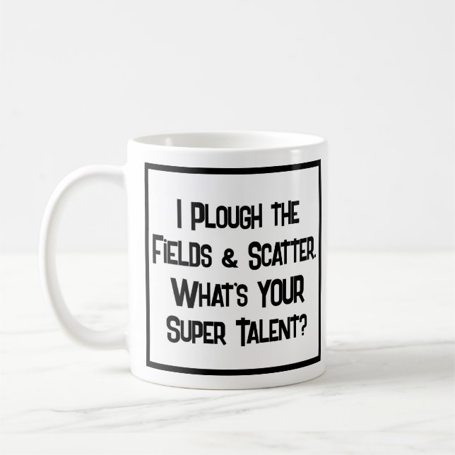 Farmer Toppen Talent. Kaffe Mugg (Vänster)