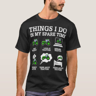 Farmer Tractor Älskare Gift Apparel T Shirt