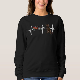 Farmer Tractor portugisisk Vatten Hund Heartslag H T Shirt