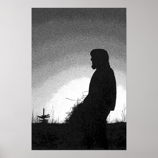 Farmer vid Sunset Poster (Framsidan)